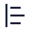 Lefttorightblockquote icon with stroke sharp style