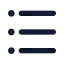 Lefttorightlistbullet icon with solid rounded style