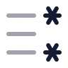 Left To Right List Star 01 icon preview