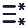 Left To Right List Star 01 icon preview