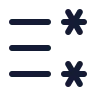 Left To Right List Star 01 icon preview