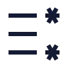 Left To Right List Star 01 icon preview
