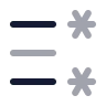 Left To Right List Star 01 icon preview