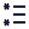 Left To Right List Star icon preview