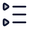 Left To Right List Triangle icon preview