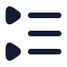 Left To Right List Triangle icon preview