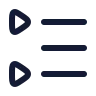 Left To Right List Triangle icon preview