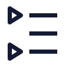 Left To Right List Triangle icon preview