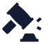 Legal icon with solid sharp style