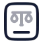 Legaldocument icon with twotone rounded style