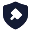 Legalhammer icon with solid standard style