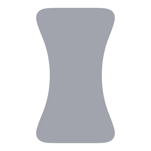 Lens Concave Icon in Bulk Rounded style