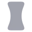 Lensconcave icon with bulk rounded style