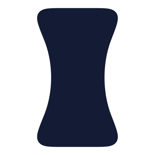 Lens Concave Icon in Solid Rounded style