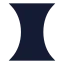 Lensconcave icon with solid sharp style
