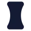 Lensconcave icon with solid standard style
