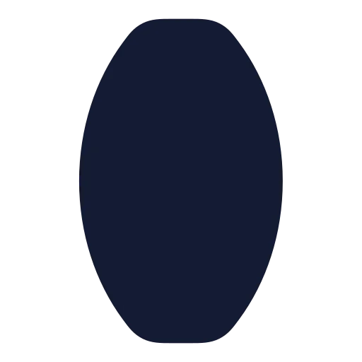 Lens Convex Icon in Solid Rounded style