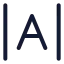 Letterspacing icon with duotone standard style