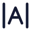 Letterspacing icon with solid standard style