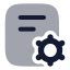 Licensemaintenance icon with bulk rounded style