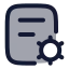 Licensemaintenance icon with duotone rounded style