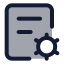 Licensemaintenance icon with duotone standard style