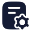 Licensemaintenance icon with solid rounded style
