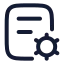 Licensemaintenance icon with stroke rounded style