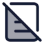 Licenseno icon with duotone standard style