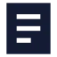 License icon with solid sharp style
