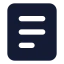 License icon with solid standard style