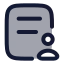 Licensethirdparty icon with duotone rounded style