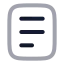 License icon with twotone rounded style