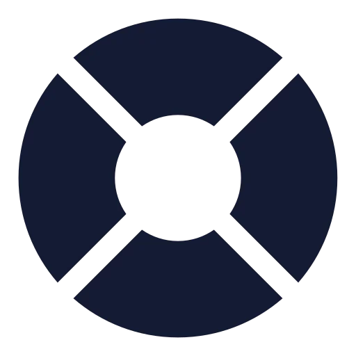 Life Buoy Icon in Solid Rounded style