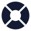 Lifebuoy icon with solid rounded style