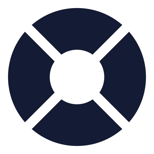 Life Buoy Icon in Solid Sharp style