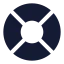 Lifebuoy icon with solid sharp style