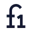 Ligature icon with solid sharp style