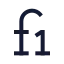 Ligature icon with stroke sharp style