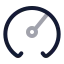 Limitation icon with twotone rounded style