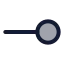 Linedotrighthorizontal icon with duotone standard style
