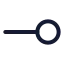 Linedotrighthorizontal icon with stroke rounded style