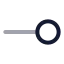 Linedotrighthorizontal icon with twotone rounded style
