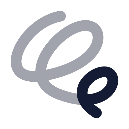 Line Squiggle Icon in Bulk Rounded style