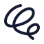 Linesquiggle icon with stroke rounded style