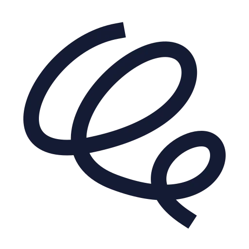 Line Squiggle Icon in Stroke Sharp style