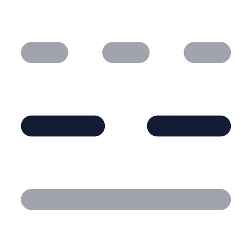 Line Style Icon in Bulk Rounded style