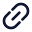 Link icon with solid standard style