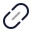 Link icon with twotone rounded style
