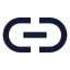 Link icon with solid sharp style